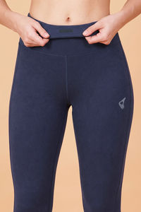 Zelocity Quick Dry Gym Leggings - Naval Academy — thumbnail 8